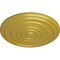 Ekena Millwork Carton Ceiling Medallion (For Canopies up to 2 5/8"), Hand-Painted Rich Gold, 12 5/8"OD x 1"P CM13CARGS - alternate 4
